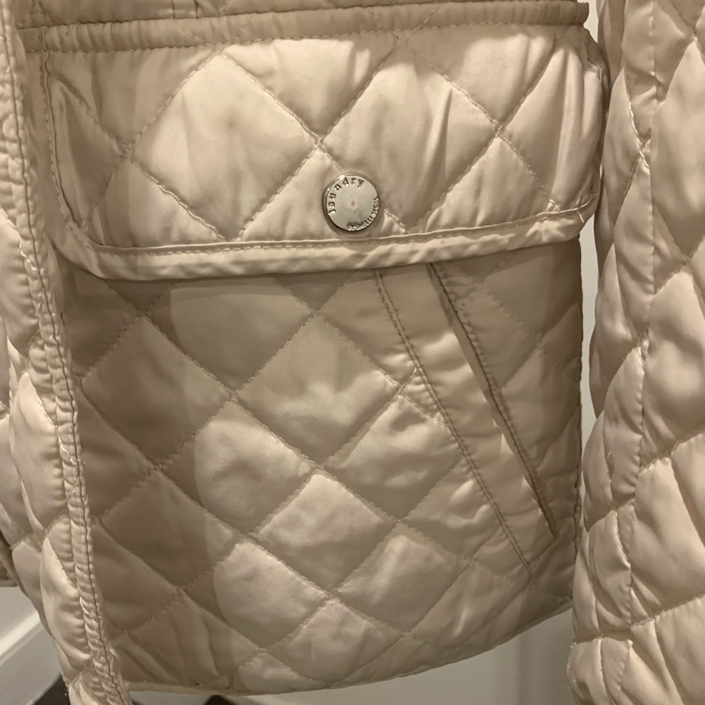 Laundry-Shelli Segal Quilted Jacket Removable Hood - Picture 4 of 12